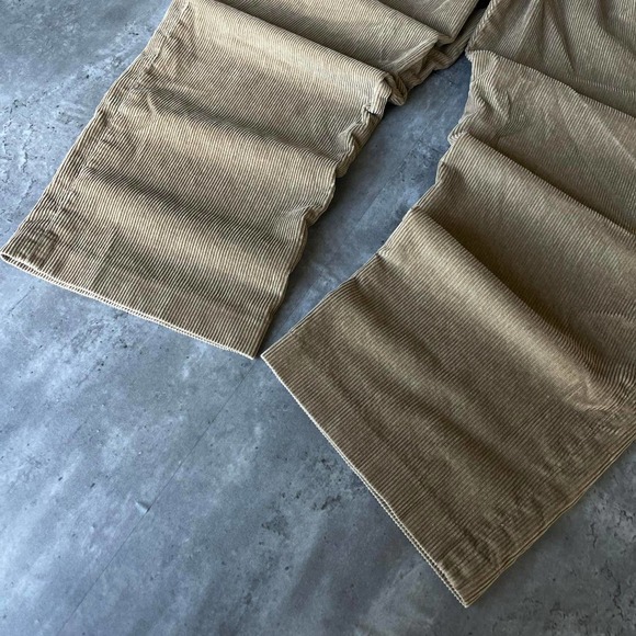 Crazy Vintage Y2K Baggy Tonal Tan Essential Corduroy Pants - Picture 3 of 5